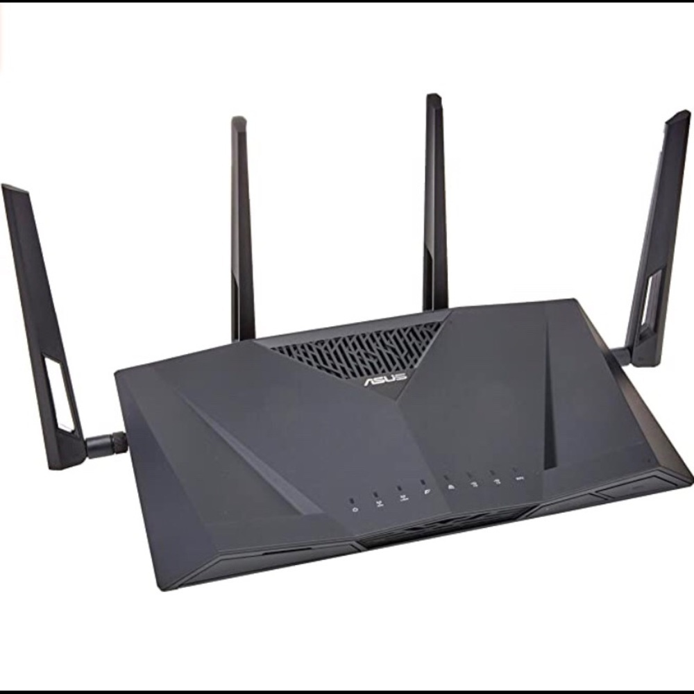 ASUS WiFi Router (RT-AC3100) comes in the original box, and looks like new.